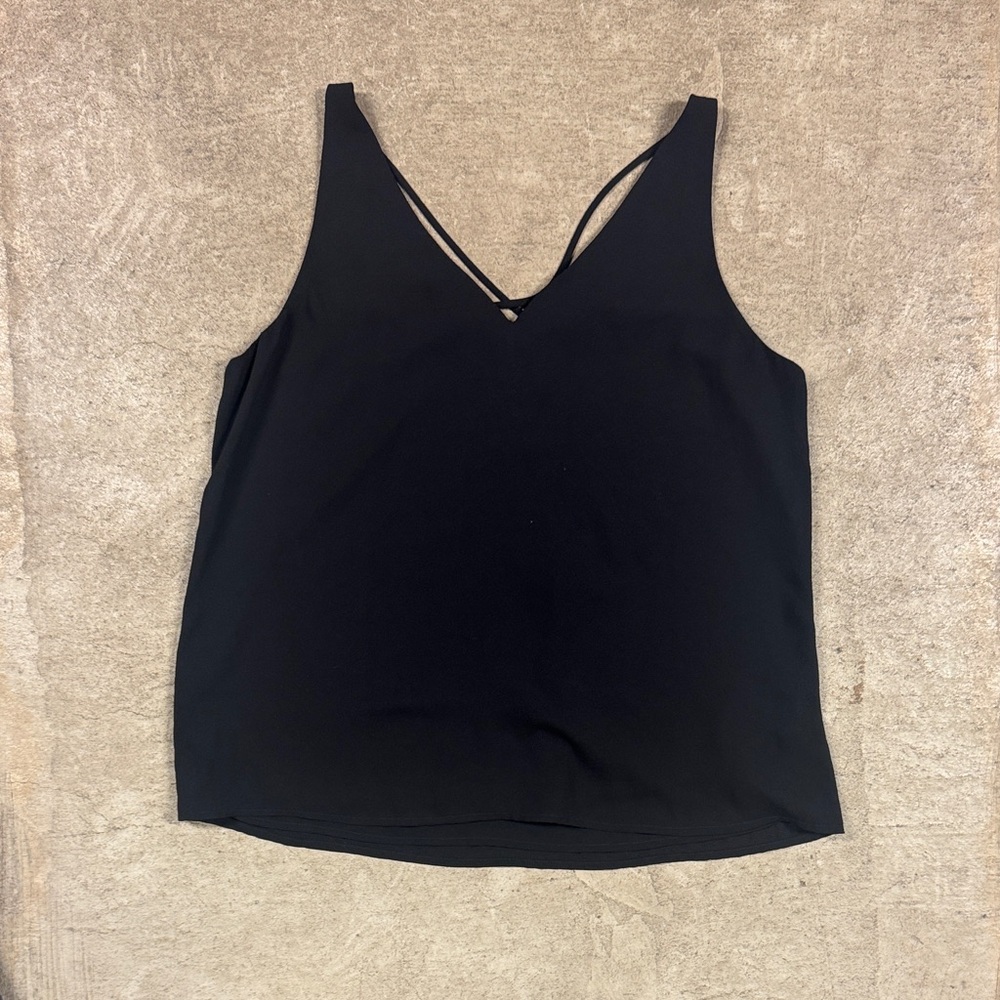 Express Women's Black V-Neck Cami Tank Top